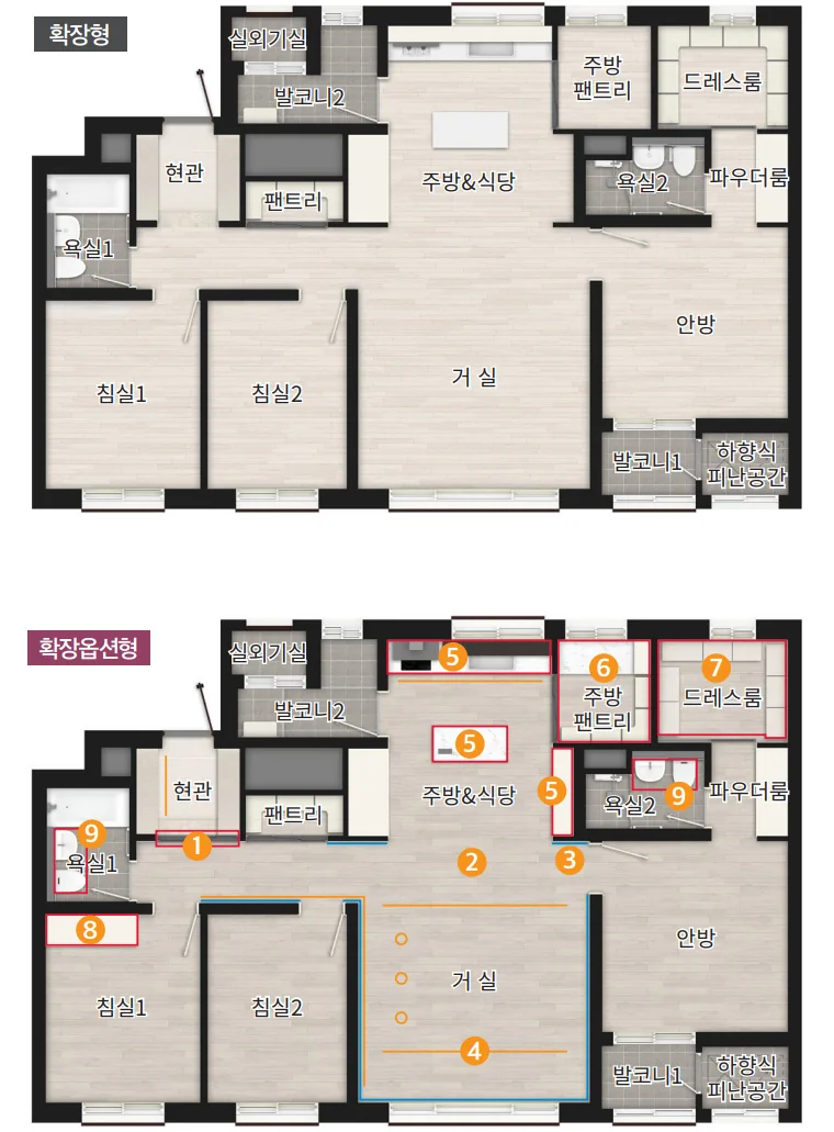 84㎡A 평면도